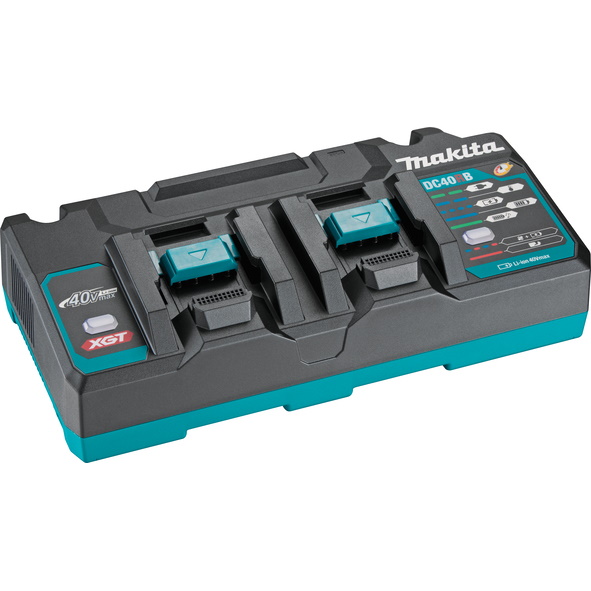 Makita 191N09-8 DC40RB Akkumulátor gyorstöltő kétportos 40Vmax XGT li-Ion akkukhoz