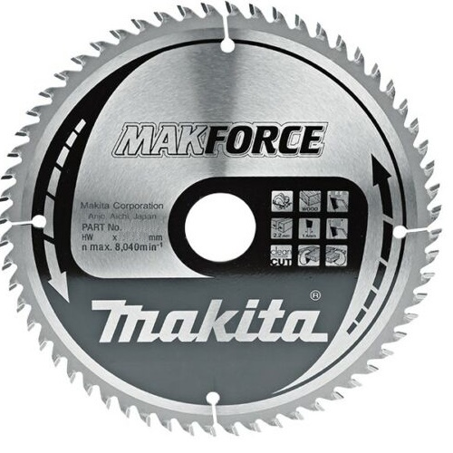 Makita 235X30_MAKFORCE Körfűrészlap 235mm tárcsaátmérő 30mm furattal Makforce