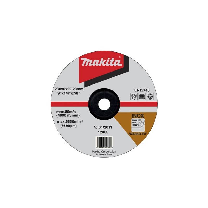 Makita A-80896 Tisztítókorong 230 x 6 mm INOX