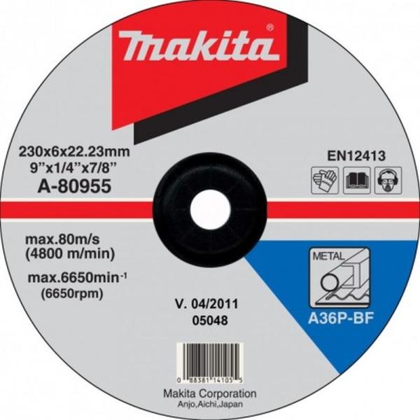 Makita A-80955 Tisztítókorong 230 x 6 mm ACÉL
