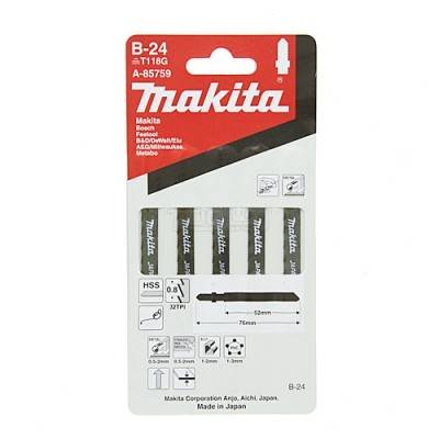 Makita A-85759 Dekopírfűrészlap fémre L75mm Z32 B24