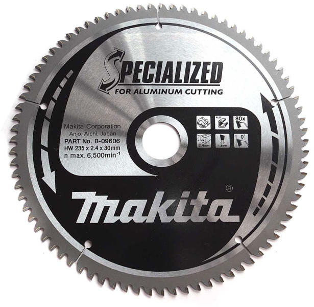 Makita B-09606 Körfűrészlap 235x30mm Z54 SPECIALIZED alu