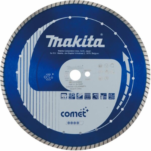 Makita B-13057 350 mm gyémánt vágótárcsa COMET TURBO Gránit, Járólap, Pala vágására