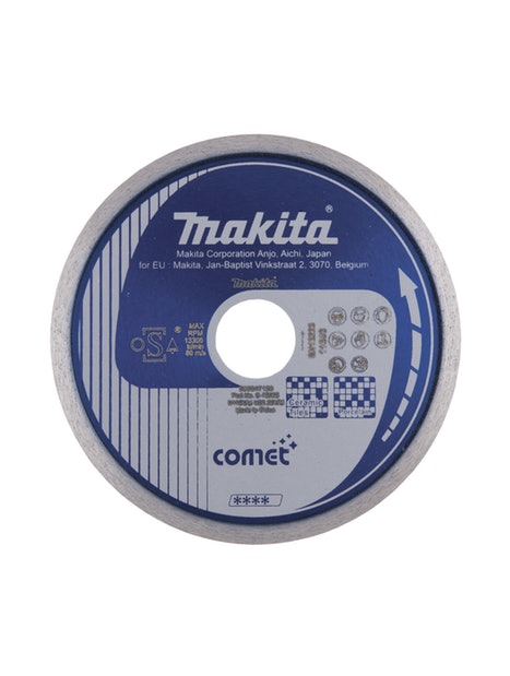 Makita B-13085 115 mm folyamatos élű gyémánt vágótárcsa COMET Csempe, Márván, Üveg vágására