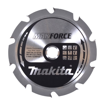 Makita B-32100 10 fogas Körfűrészlap 165x20mm Makforce