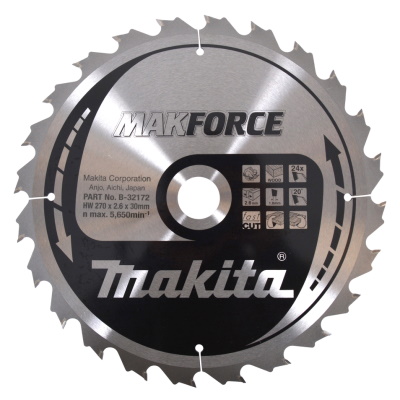 Makita B-32172 24 fogas körfűrészlap 270x30mm Makforce