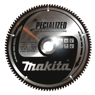 Makita B-33336 Körfűrészlap 260x30mm Z100 SPECIALIZED alu