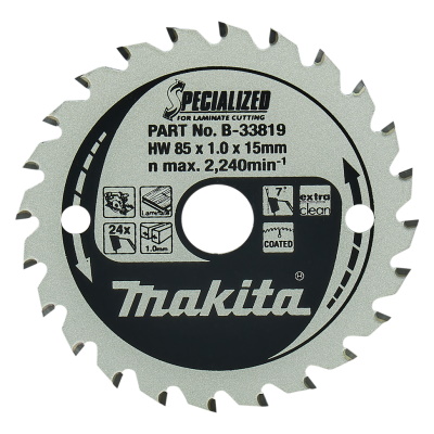 Makita B-33819 Körfűrészlap 85mm F:15 Z24 Laminált lapokhoz