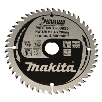 Makita B-33825 Körfűrészlap 136x20mm Z48 Laminált lapokhoz