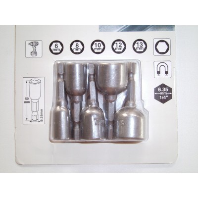 Makita B-39154 Dugókulcs készlet 1/4" 5 darabos mágneses