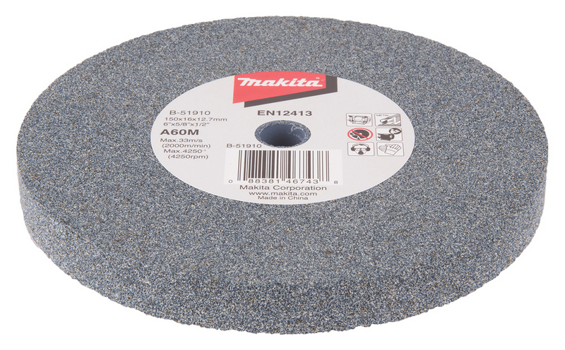 Makita B-51910 Köszörűkorong 150 mm  acél, kerámia A60M