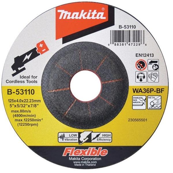 Makita B-53110 Tisztítókorong 125 x 4 mm flexibilis