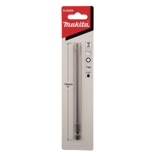 Makita B-60006 T30  BIT Torx behajtóbit 150mm