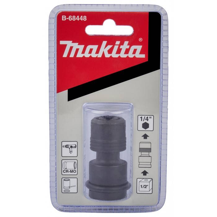 Makita B-68448 1/2" -> 1/4" Adapter 50mm BLACK