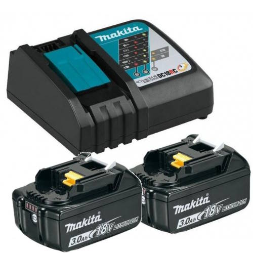 Makita BL1830SZETT Akku-csomag 2x18V 3Ah akku+ töltő