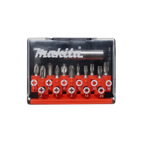 Makita D-31083 BIT készlet 12 részes 25mm standard+ BIT tartó (mágneses)
