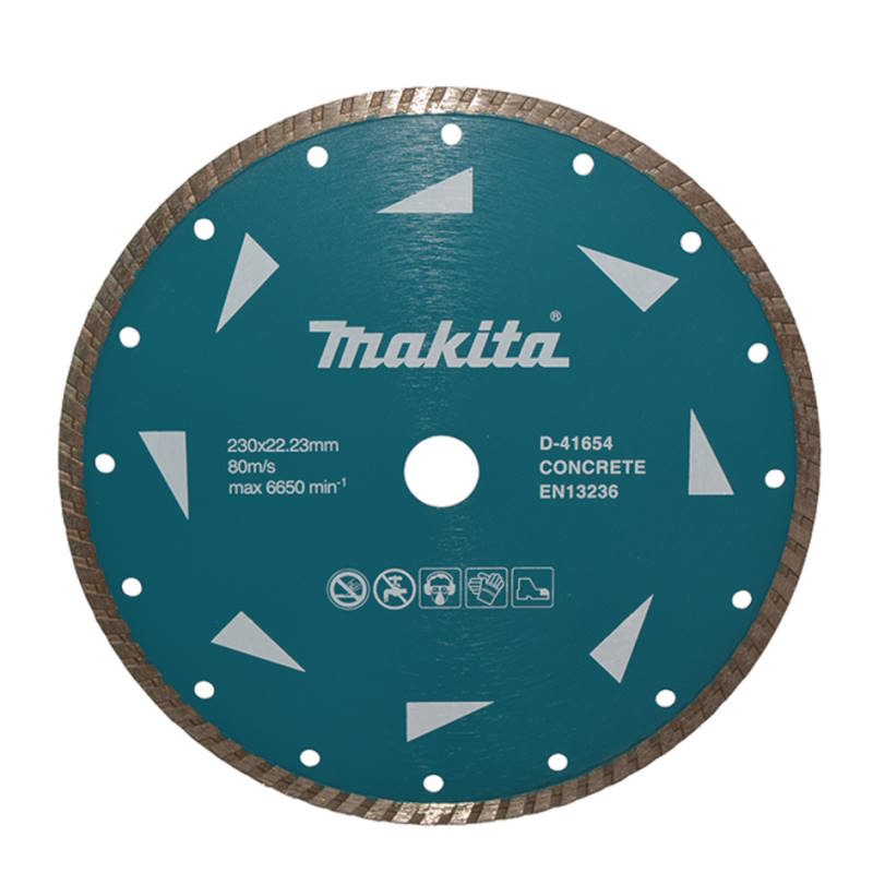 Makita D-41654 230 mm TURBO LONG-LIFE gyémánt vágótárcsa Kék