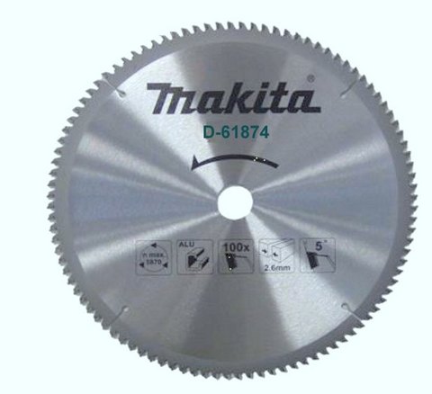 Makita D-61874 Körfűrészlap 260x30mm Z100 alu 2,6mm vastagság