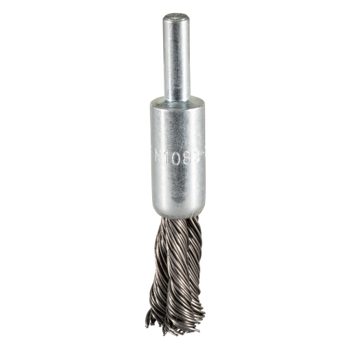 Csapos ecsetkefe -csavart 12x6mm hengeres szárral