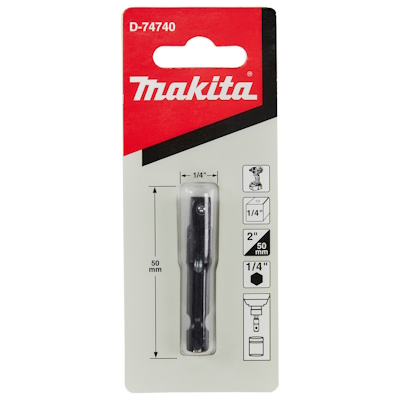 Makita D-74740 1/4" -> 1/4" Adapter bit-dugókulcs 50mm