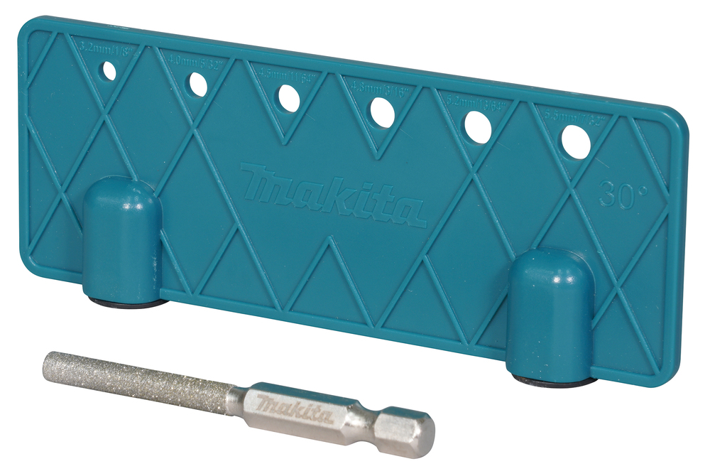 Makita D-75611 Láncreszelő sablonnal 4,0 mm gyémántos BIT befogás