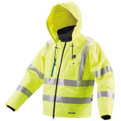 Makita DCJ206Z3XL Akkus fűthető kabát NEON 3XL akku és töltő nélkül