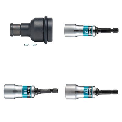 Makita DUGOKULCS-NEGYED-PREMIER Impact Premier 1/4" befogású dugókulcsok