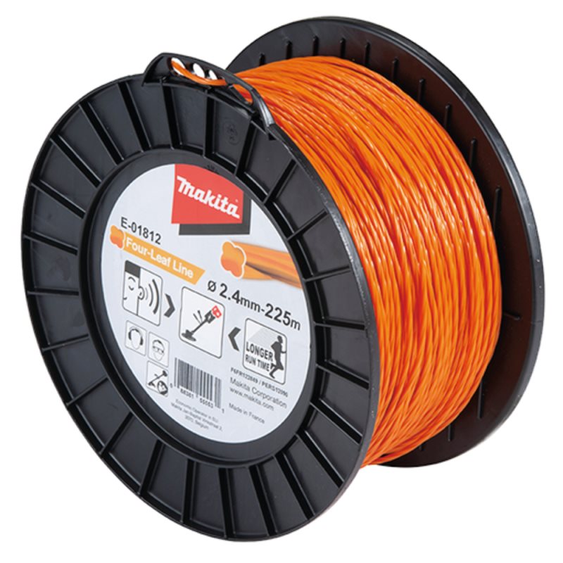 Makita E-01812 Damil négylevelű narancs 2.4mm 225m