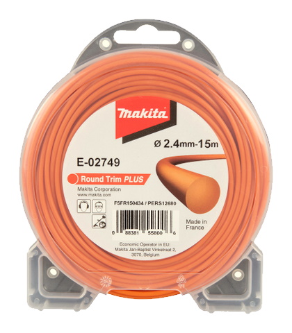 Makita E-02749 Damil 2,4 Kerek Barna (15 m)