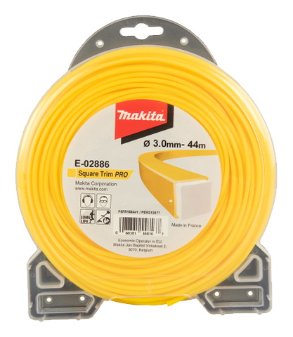 Makita E-02886 Damil 3,0mm  négxszög barna 44m