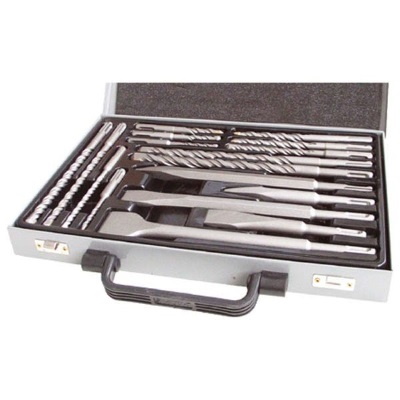 Makita E-03115 SDS-Plus fúró-vésőkészlet ALU dobozban 17db-os