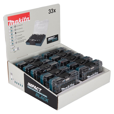 Makita E-12441-10 Bitkészlet 33db-os E-12441 kínálódobozzal 10db
