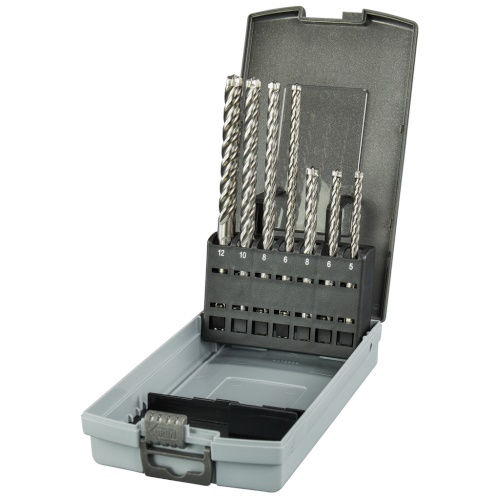 Makita E-14928 SDS+ fúrókészlet 4 élű 7db-os 5-12mm Nemesis