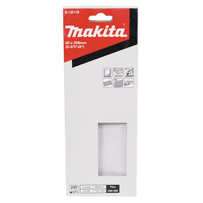 Makita E-18116 Csiszolópapír 93x228 A240