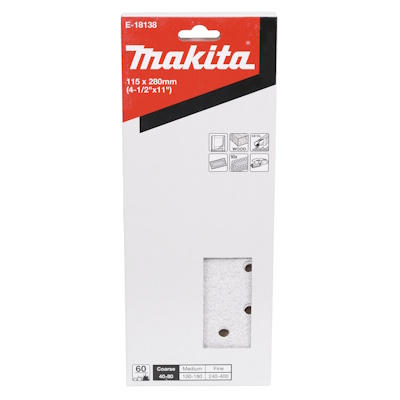 Makita E-18138 Csiszolópapír 115x280 A60