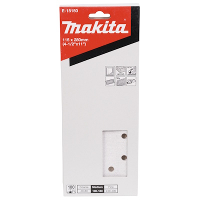 Makita E-18150 Csiszolópapír 115x280 A100