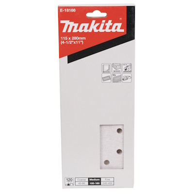 Makita E-18166 Csiszolópapír 115x280 A120