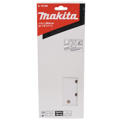 Makita E-18188 Csiszolópapír 115x280 A180