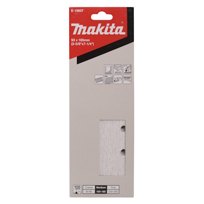 Makita E-19657 Tépózáras csiszolóvászon 93x185 P100