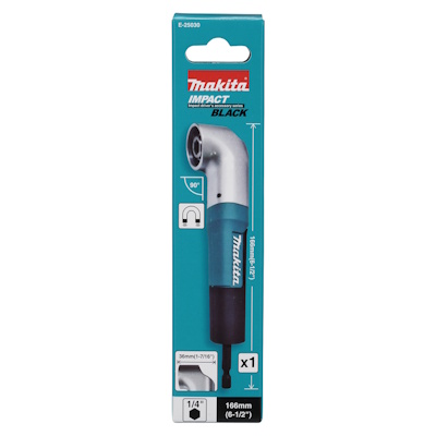 Makita E-25030 Sarok csavarbehajtó IMPACT BLACK 1/4"  (mágneses)