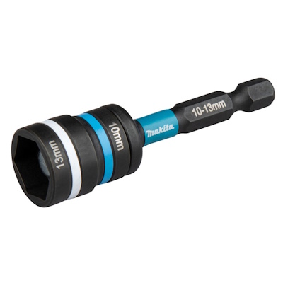 Makita E-29795 Impact Black mágneses, 2 az 1-ben kombinált dugókulcs 10/13x65mm