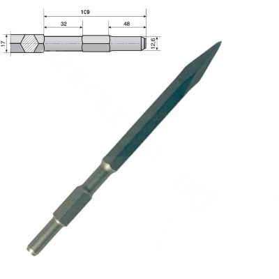 Makita P-13035 17mm vésőszár hegyes 280mm