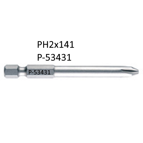 Makita P-53431 PH2 Phillips behajtóbit 141mm 3db/csomag
