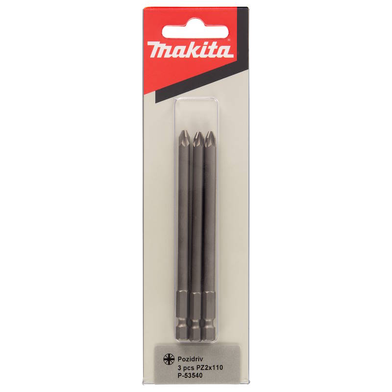 Makita P-53540 PZ2 Cr-V Bit 110 mm 3db