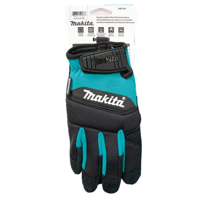 Makita P-84595 Munkakesztyű M 100% eredeti bőr tenyér kialakítással