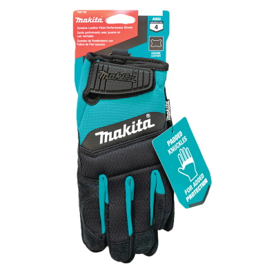 Makita P-84604 Munkakesztyű L 100% eredeti bőr tenyér kialakítással