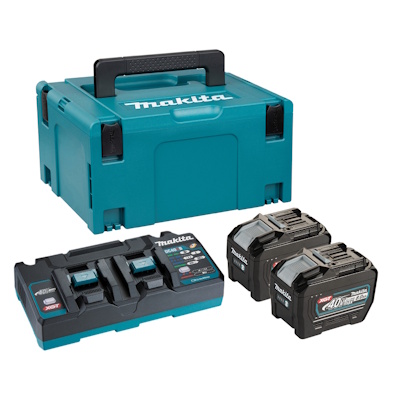 Makita PSKGPL2J Akku szett 2x 8,0Ah 40V  XGT Gyorstöltővel
