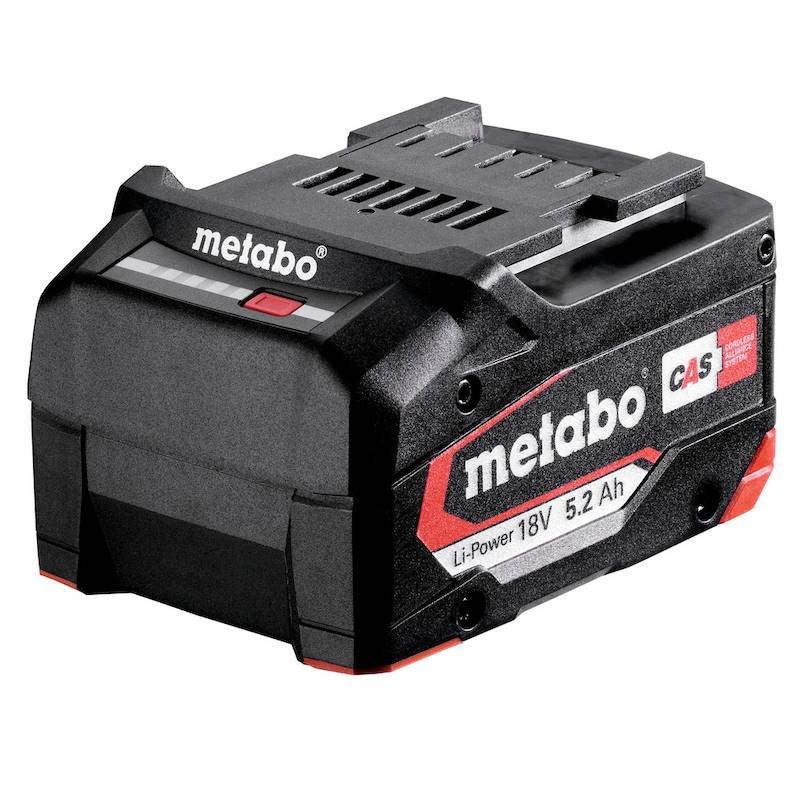 Metabo 625028000 Akkumulátor 18V  5,2 Ah  Li-Power