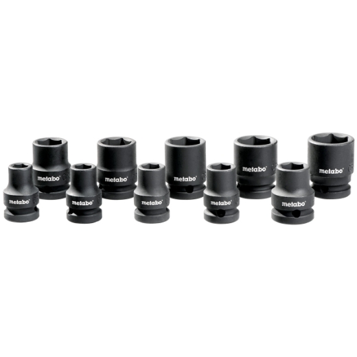 Metabo 628831000 1/2" Dugóskulcs készlet 10 részes
