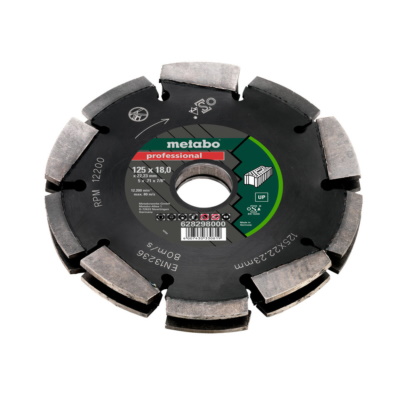 Metabo MPT Falnútmaró gyémánttárcsa tégla, terméskő  marására falhoronyvágóhoz